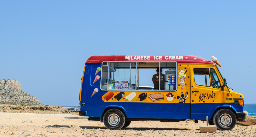 Food truck de helados