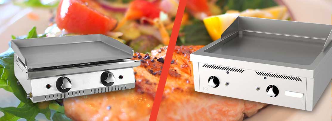 plancha cocina fry top diferencias