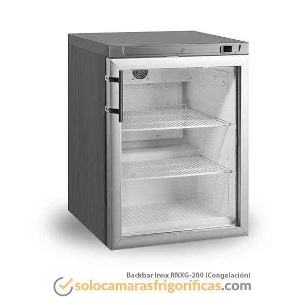 Armario Expositor Congelación Backbar Inox RNXG 200 Armario Expositor Congelación Backbar Inox RNXG 200