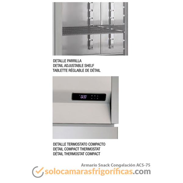 Armario Congelación SNACK ACS 75
