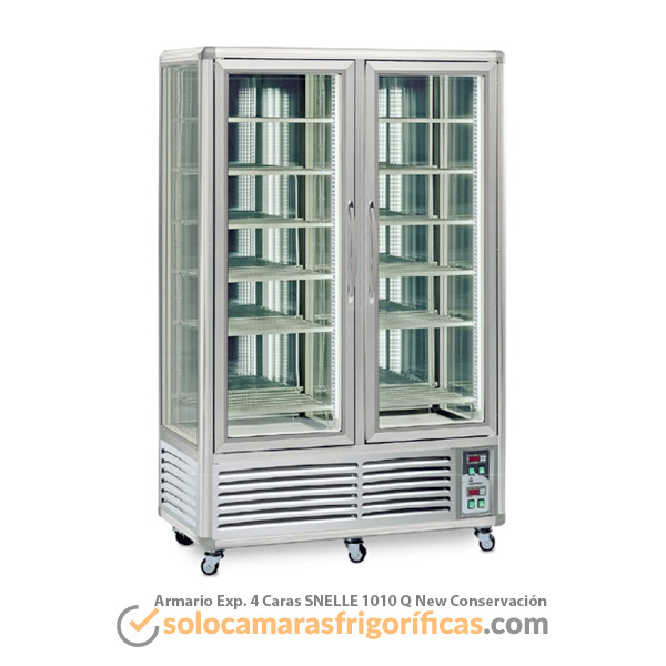 Armario Expositor Conservación 4 Caras SNELLE 1010 Q New Armario Expositor Conservación 4 Caras SNELLE 1010 Q New