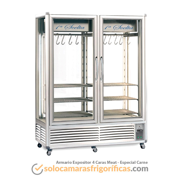 Armario Expositor Refrigeración 4 Caras MEAT- Especial Carne Armario Expositor Refrigeración 4 Caras MEAT- Especial Carne