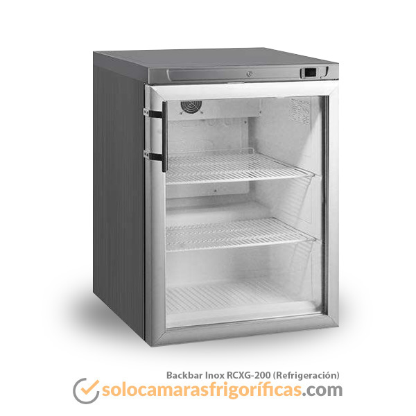 Armario Expositor Refrigerador Backbar Inox RCXG 200 Armario Expositor Refrigerador Backbar Inox RCXG 200