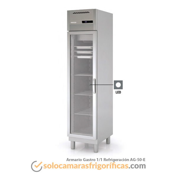 Armario Expositor Refrigerado GASTRO 1/1 AG 50 E Armario Expositor Refrigerado GASTRO 1/1 AG 50 E