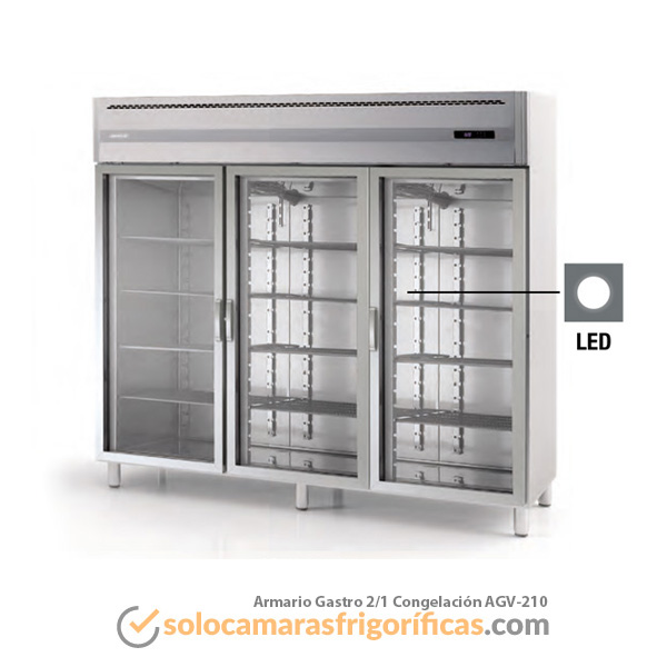 Armario Expositor Congelación GASTRO AGV 210 Armario Expositor Congelación GASTRO AGV 210
