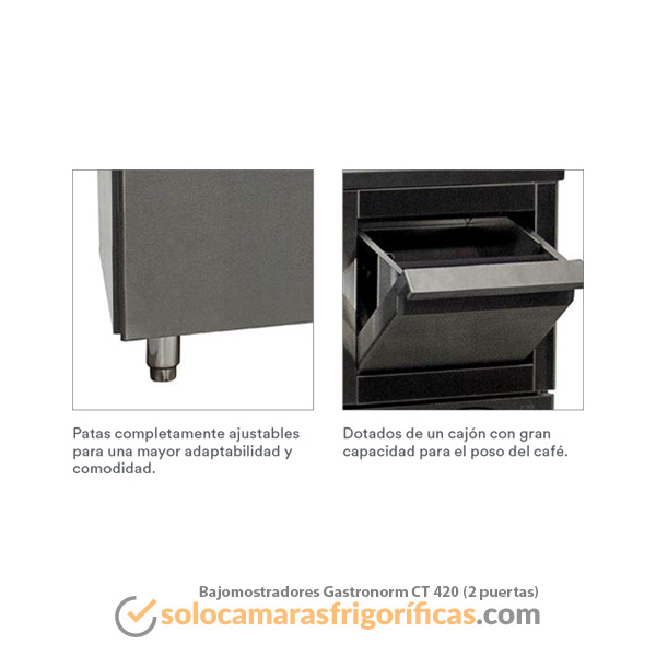 Bajomostrador Gastronorm CT 420 EUROFRED