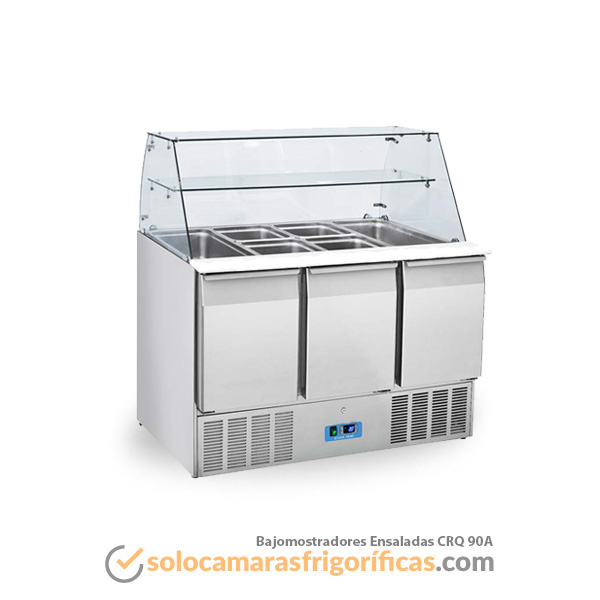Bajomostrador Refrigerado Ensaladas CRQ-90A Bajomostrador Refrigerado Ensaladas CRQ-90A Eurofred