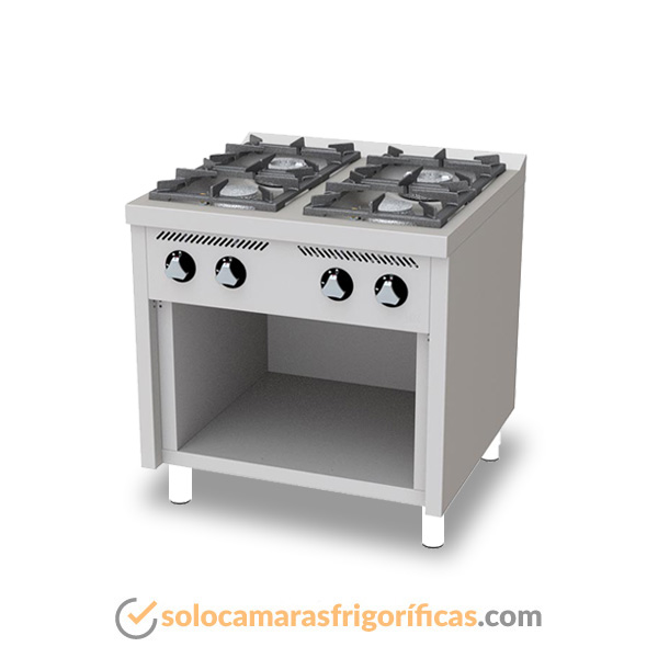 Cocina Industrial 4 FOGONES SOPORTE C4F750E FAINCA Cocina Industrial 4 FOGONES SOPORTE C4F750E FAINCA