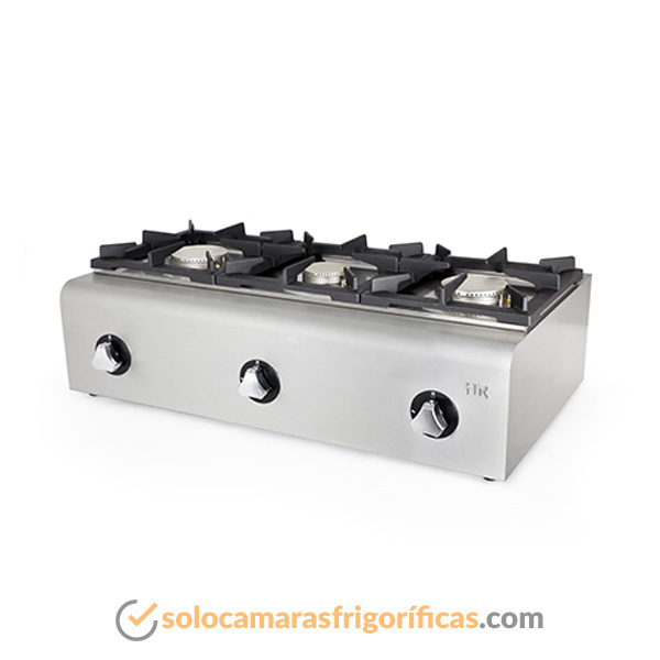 Cocina Industrial 3 FOGONES SOBREMESA SERIE 500 FG900 FAINCA