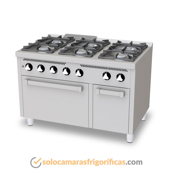 Cocina Industrial 750 HORNO 6 FUEGOS C6F750H FAINCA Cocina Industrial 750 HORNO 6 FUEGOS C6F750H FAINCA