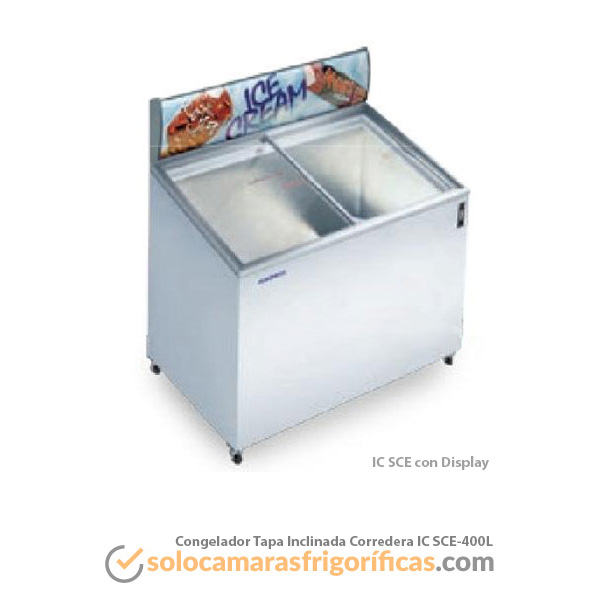 Congelador Tapa Inclinada Corredera - IC-SCE-400L