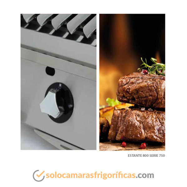 Detalles-Barbacoa-Estante-800-SERIE 750 Fainca