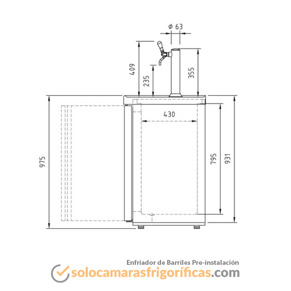 Ficha Técnica Enfriador Barriles Pre-instalación