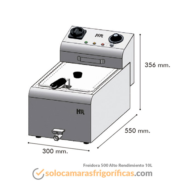 Freidora 500 ALTO RENDIMIENTO 10 LITROS FAINCA