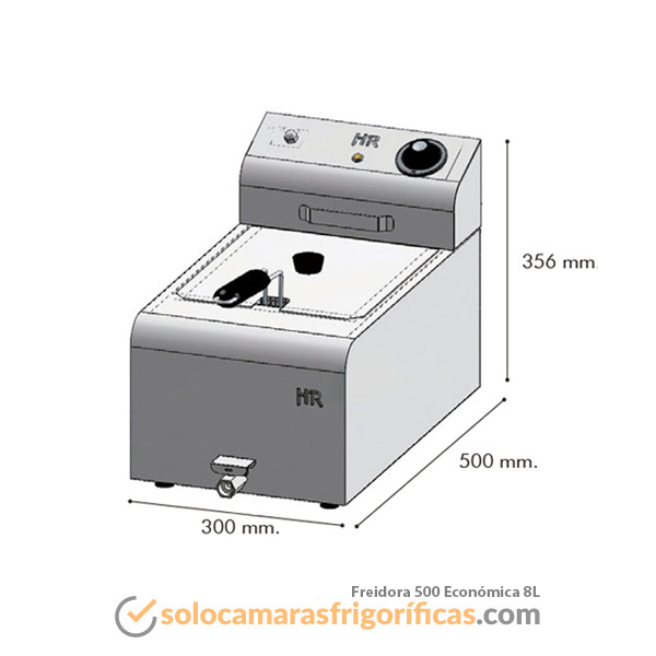 Freidora 500 ECONÓMICA 8 LITROS FAINCA
