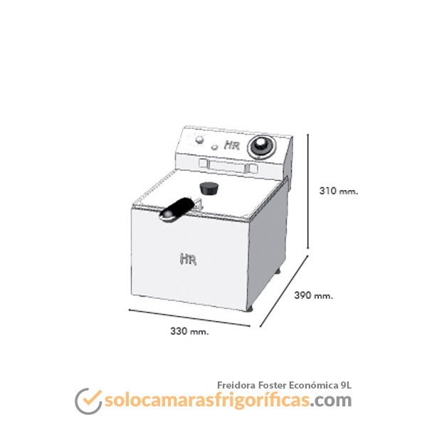 Freidora FOSTER ECONÓMICA 9 LITROS FAINCA