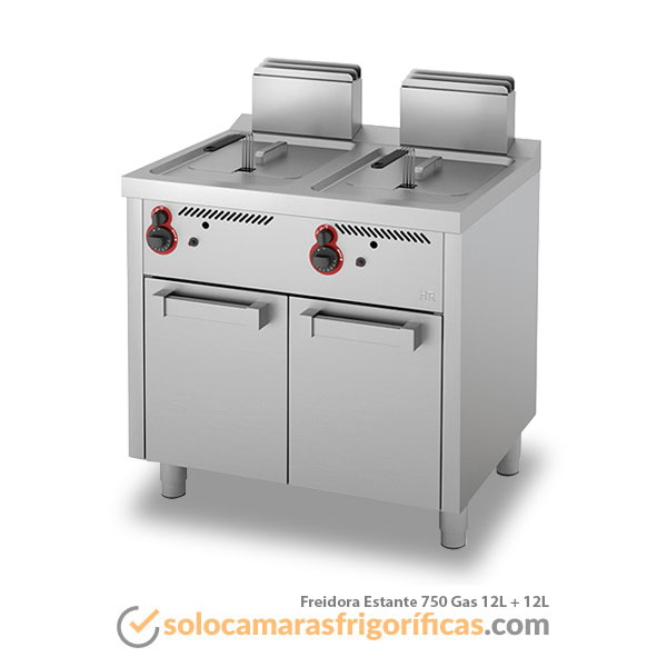 Freidora de Pie 750 GAS 12L+12L 18KW FAINCA