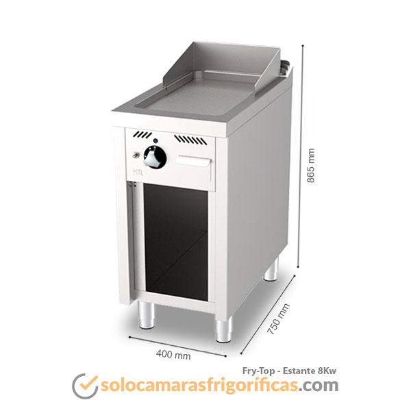 Medidas Fry-Top ESTANTE 8KW FAINCA
