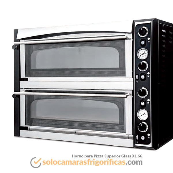 Hornos de pizza +FRED - SUPERIOR GLASS XL 66 Hornos de pizza +FRED - Superior Glass XL 66 (2 pisos)
