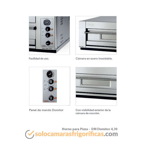 Horno de Pizza OEM - DM Domitor 4,30 (Detalles)