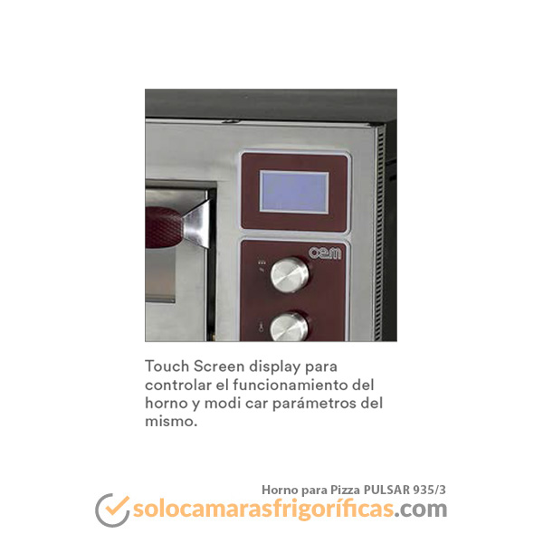 Detalles Horno de Pizzas PULSAR 935/3 OEM