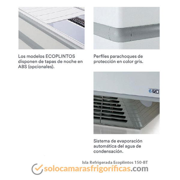Detalles Isla Refrigerada Ecoplintos 150 BT