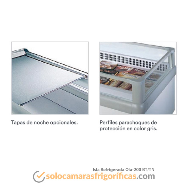 Detalles Isla Refrigerada Ola-200 BT/TN