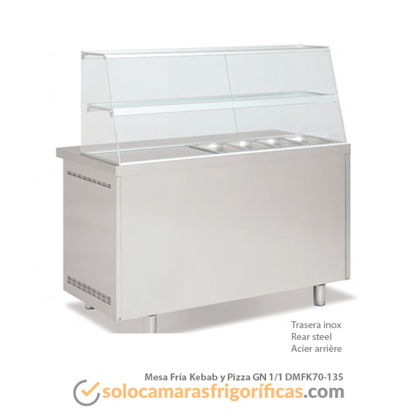Mesa Fría Kebab Pizza GN 1/1-DMFK70-135 Mesa Fría Kebab Pizza GN 1/1-DMFK70-135