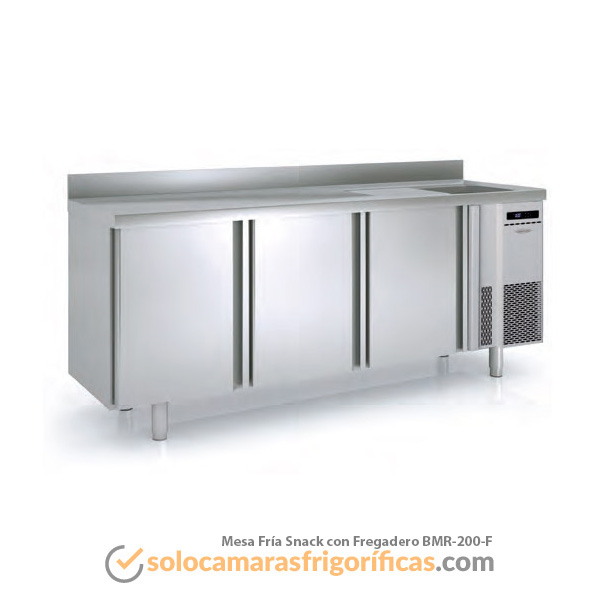 Mesa Fría Snack con Fregadero - BMR-200-F