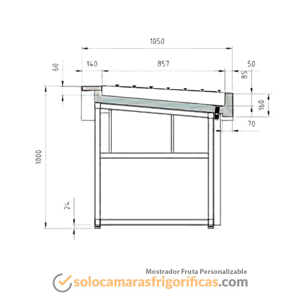 Mostrador Fruta Personalizable