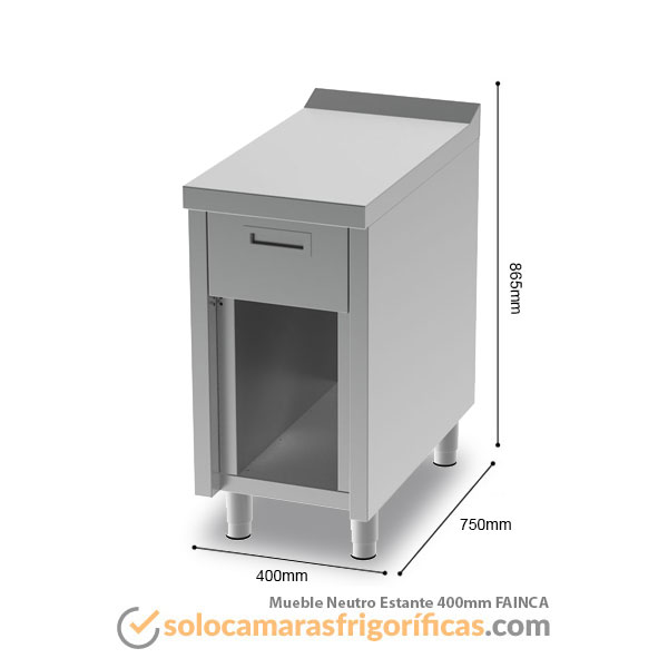 Ficha Técnica Mueble Neutro Estante 400mm 750 FAINCA