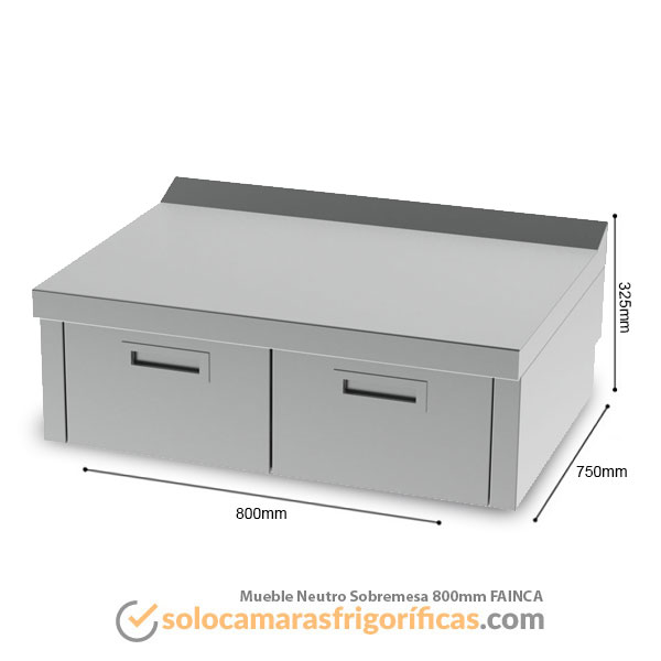 Ficha Técnica Mueble Neutro Sobremesa 800mm FAINCA