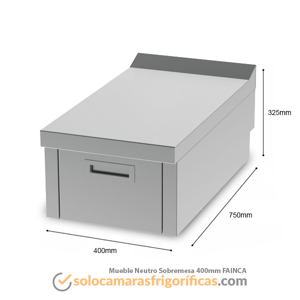 Ficha Técnica Mueble Neutro Sobremesa 400mm 750 FAINCA