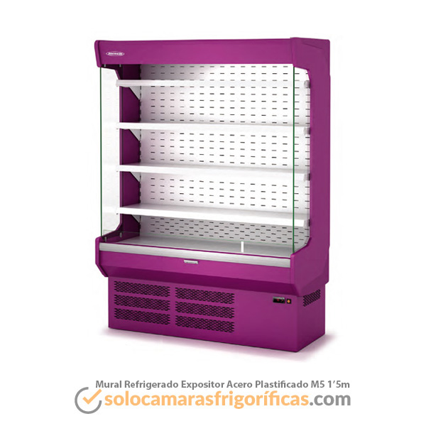 Mural Refrigerado Expositor Acero Plastificado M5 1'5m Mural Refrigerado Expositor Acero Plastificado M5 1'5m