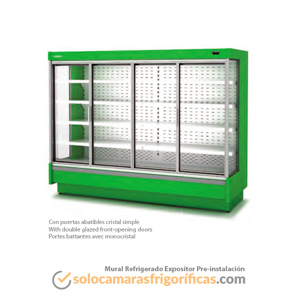 Mural Refrigerado Expositor Pre-instalación