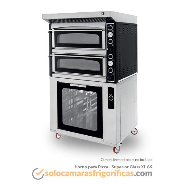 Hornos de pizza +FRED - Superior Glass XL 66 (2 pisos)