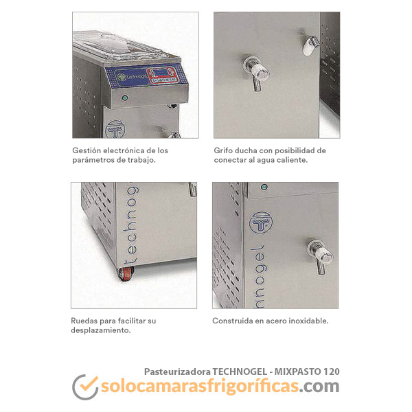 Pasteurizadora EUROFRED - MIXPASTO 120
