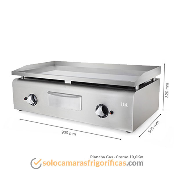 Dimensiones Plancha Gas CROMO 10,6KW