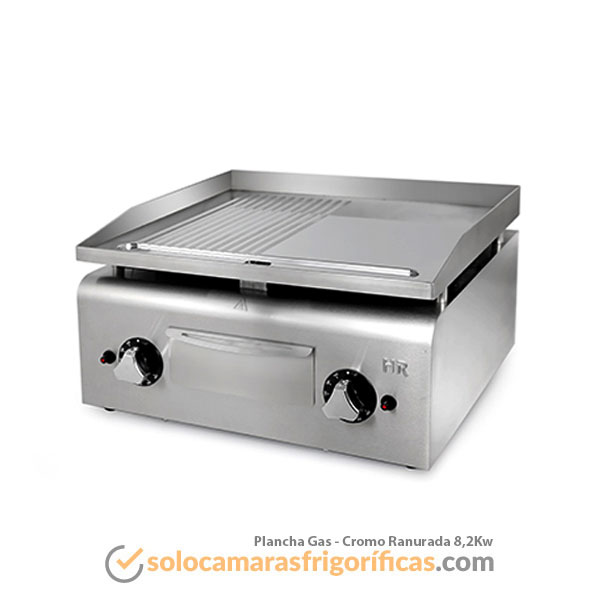 Plancha Gas CROMO RANURADA 8,2KW FAINCA Plancha Gas CROMO RANURADA 8,2KW FAINCA