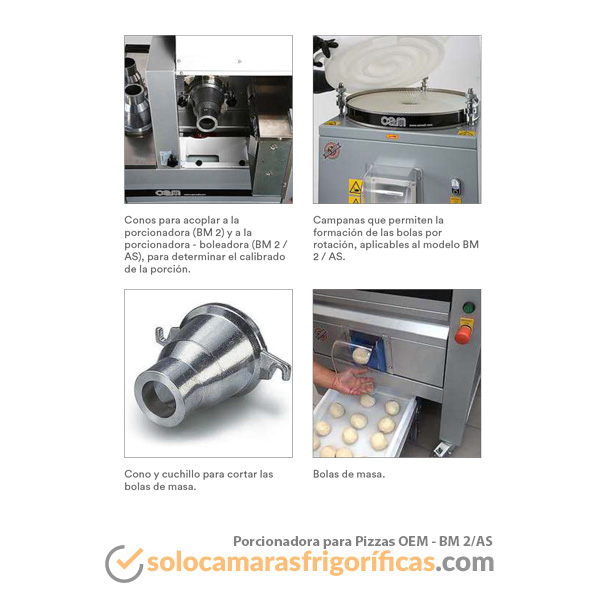 Porcionadora para Pizzas OEM BM 2/AS