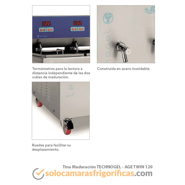 Tina de Maduración AGE TWIN 120 - EUROFRED