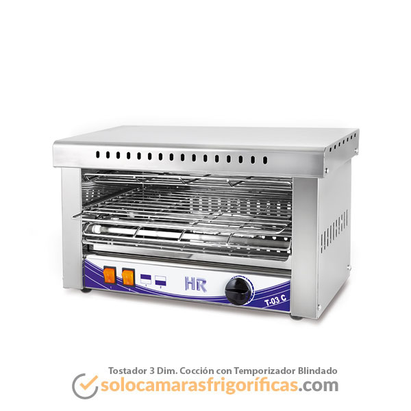 Tostadora 3 Dimensiones de Cocción con Temporizador Blindado FAINCA Tostadora 3 Dimensiones de Cocción con Temporizador Blindado FAINCA
