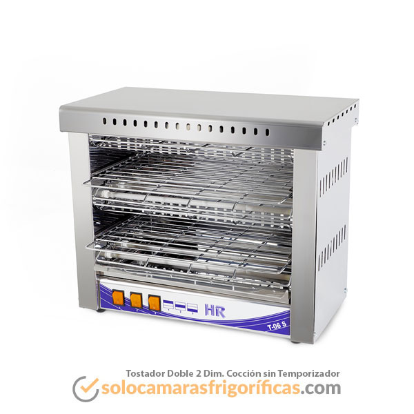 Tostadora Doble 2 Dimensiones de Cocción sin Temporizador FAINCA Tostadora Doble 2 Dimensiones de Cocción sin Temporizador FAINCA