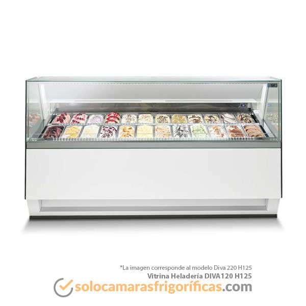 Vitrina Expositora Helados - DIVA 120 H125 Vitrina Expositora Helados - DIVA 120 H125