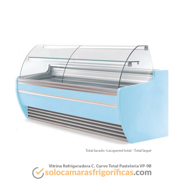 Vitrina Expositora Refrigerada Curvo Total Pasteleria VP-9B Vitrina Expositora Refrigerada Curvo Total Pasteleria VP-9B