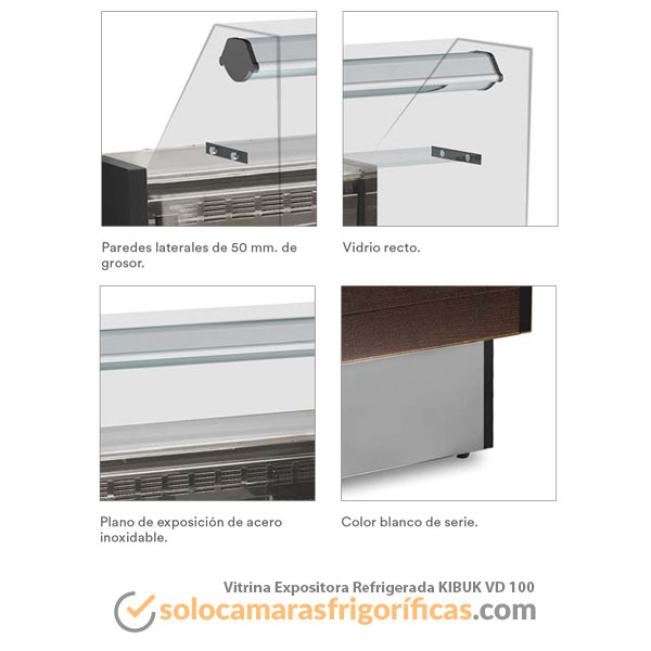 Vitrina Expositora Refrigerada KIBUK VD 100 - EUROFRED
