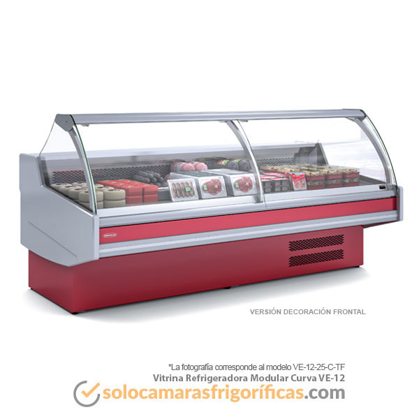 Vitrina Expositora Refrigerada Modular Curva VE-12-10-C-TF Vitrina Expositora Refrigerada Modular Curva VE-12-10-C-TF