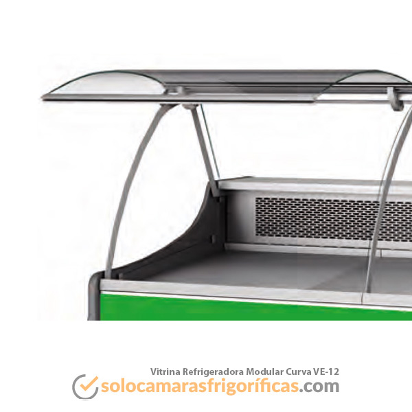 Vitrina Expositora Refrigerada Modular Curva VE-12-10-C-TF