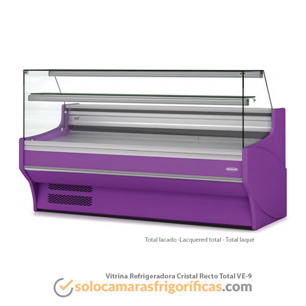 Vitrina Expositora Refrigerada Recto Total VE-9 Vitrina Expositora Refrigerada Recto Total VE-9