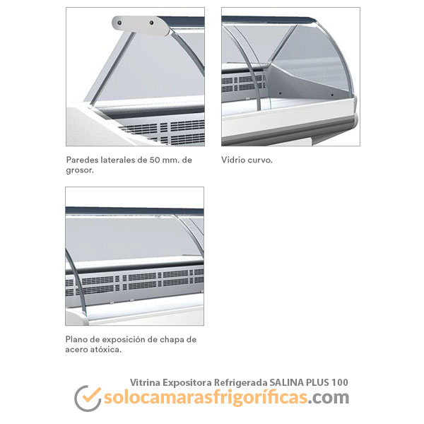 Vitrina Expositora Refrigerada SALINA PLUS 100 - EUROFRED